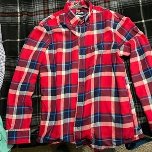 Chaps Performance button down flannel shirt